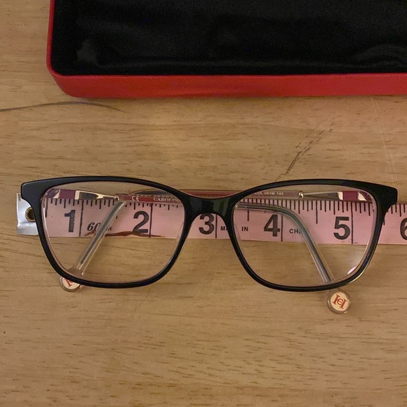 Carolina Herrera VHE898K cat eye frames - Picture 5 of 6